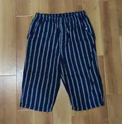 ストライプ柄 ハーフパンツ Mサイズ 綿100%のサムネイル