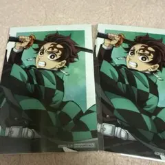 鬼滅の刃　アニプレックスくじ　竈門炭治郎 ブロマイド2枚セット