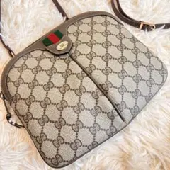 美品✨GUCCI GG PVC シェリーライン ショルダーバッグ オールドグッチ