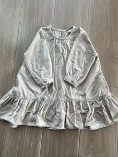 プティマイン　コーデュロイワンピース　90