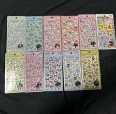 【正規品】サンリオ第2弾ボンボンドロップシール 8種&ディズニー第2弾3種①