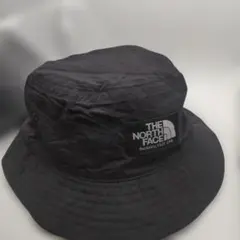 ◆3993 ノースフェイス　ロゴ　バケットハット　ブラック