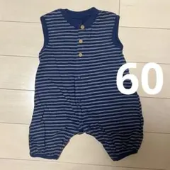 UNIQLO 前開きロンパース / ノースリーブ 60cm