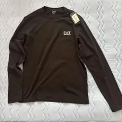 EA7 ブラック 長袖カットソー L