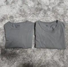 ユニクロ エアリズムコットンクルーネック L ×2枚