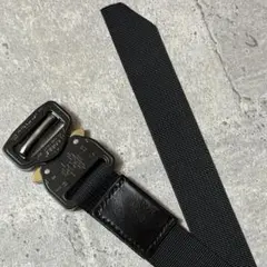 S レザー×ナイロン コブラバックルベルト ハンドメイド商品 レザー×ナイロン コブラバックルベルト シルバー 25mm - メルカリ