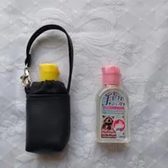 ハンドメイド　手ピカジェルホルダー　合皮　ブラック