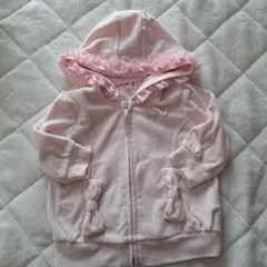 mezzo piano ピンク パーカー 90