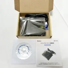 sofun 接触型多機能 ICカードリーダー 簡単接続 確定申告 黒 コンパクト