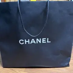 CHANEL ショッピングバッグ ブラック 約50cm x 45cm