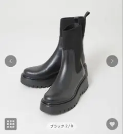 サイドゴアリブニットブーツのサムネイル