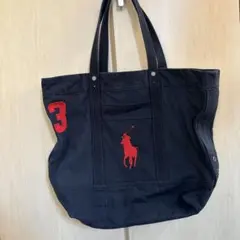 Polo Ralph Lauren ネイビートートバッグ