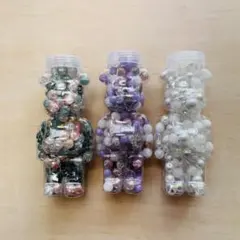 ビーズまとめ売り/nana/クマボトル・ガラスビーズ等