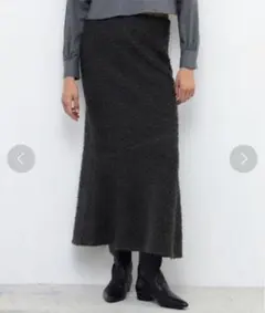 ボアスカート ロングスカート
