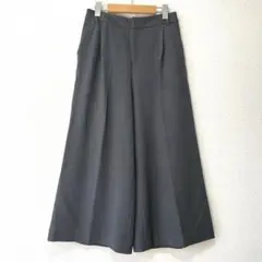 Spick & Span ガウチョパンツ ワイドパンツ グレー 裏起毛