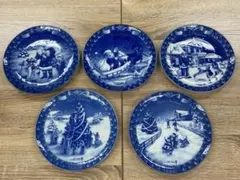 未使用 ケンタッキー コレクション クリスマス 皿 プレート 5枚セット