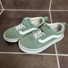 ★vans バンズ★キッズスニーカー　17センチ　グリーン