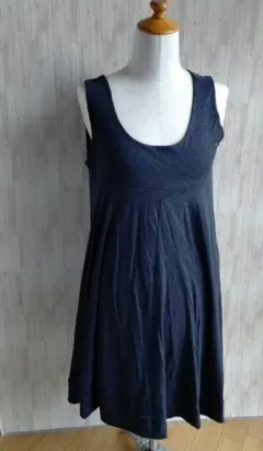 △シンプル ワンピース 伸縮性あり マタニティ　洋服