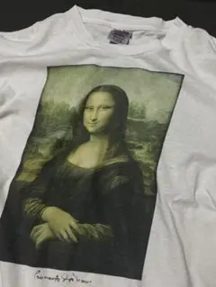美品 レア 90s ダヴィンチ モナリザ アート Tシャツ L - メルカリ