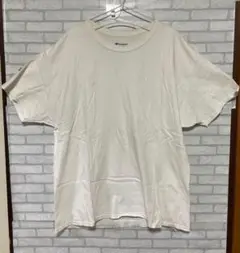 Champion 無地Tシャツ オフホワイト XL