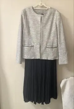 レプシィム　ツイードジャケット　プリーツロングスカート　セット