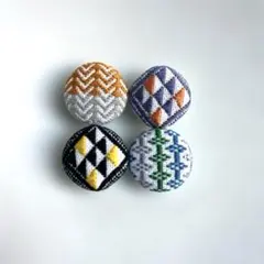 【SALE】まとめ売り　こぎん刺し945 ヘアゴム