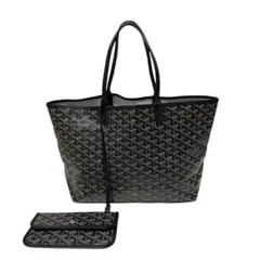 【美品】GOYARD Saint-Louis PM Tote Bag Black