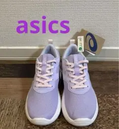 新品　asics アシックス レーザービーム ジュニアスニーカー 通学　ゴム紐