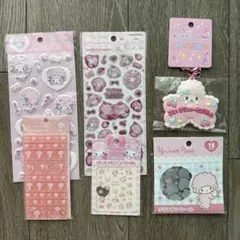 正規品　マイスウィートピアノ　シールセット　ミラーマスコット　マイメロディ