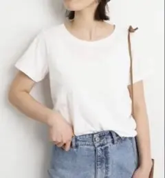 【SLOBE IENA】シンプル Tシャツ ホワイト