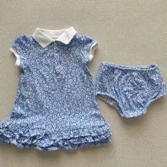 ラルフローレン ベビー服 ワンピース ブルマ 2点セット