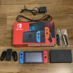 【動作確認済】Nintendo Switch 本体 ネオン 箱あり 付属品完備
