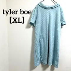 ✨️一点物✨️tyler boe 水玉模様 半袖ワンピース 【XL】 着回し
