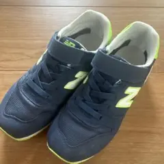 New Balance 373 キッズスニーカー ネイビー/ライム 20cm