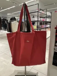 ZARA ♥︎ 新品 エコバッグ Lサイズ