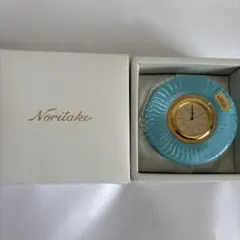 Noritake 青いガラス 置時計のサムネイル