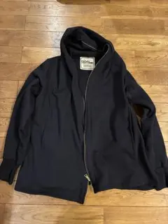 フェリシモ　ネイビー　Mサイズ フード付きパーカー