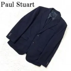ポールスチュアート テーラードジャケット ウール アンゴラ 紺 LL B2538