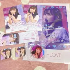 =LOVE イコラブ 山本杏奈 ラッフル まとめ売り 缶バッジ アクキー