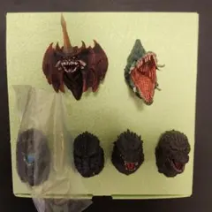 ゴジラ一番くじ モンスターヘッドマグネット 6種 デストロイア　ビオランテ