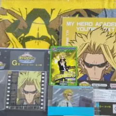 ヒロアカ オールマイト ５点セット タオル コースター ボード カード