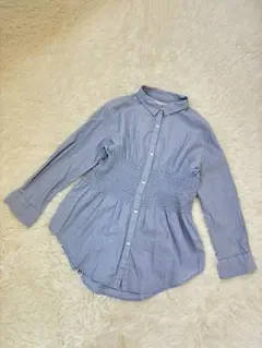 【ZARA kids】ストライプ柄 長袖シャツ 9サイズ134cm