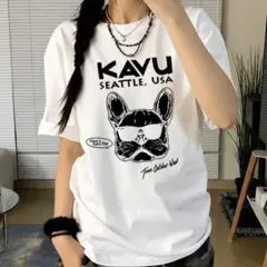 KAVU 半袖Tシャツ ホワイト　タグなし
