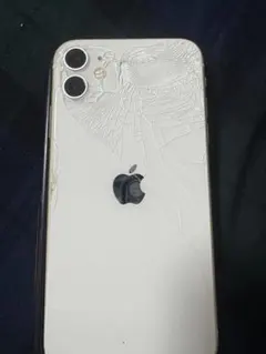 iPhone 11 256GB 背面・画面ひび割れ　値下げ交渉あり