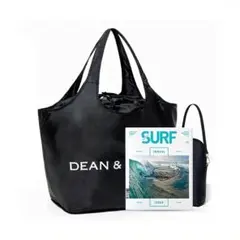DEAN & DELUCA エコバッグ 大容量 ブラックペットボトル保冷付き