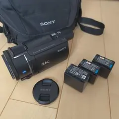 バッテリー付 SONY FDR-AX55 4K デジタルビデオカメラ おまけ大量