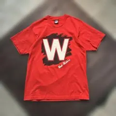 8SM1 SCREEN STARS Tシャツ　USA製 赤　シングルステッチ古着