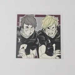 匿名配送　ハイキュー!! スクエアステッカーコレクション 宮侑 宮治