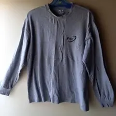 asics グレー ロングスリーブ Tシャツ　Mサイズ