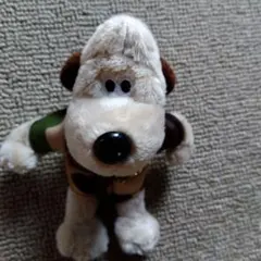 ウォレスとグルミット　マスコット　キーホルダー　迷彩柄